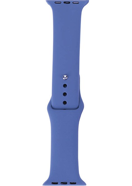 - ​​​Apple Watch 38mm - Kordon Band Serisi Klasik Kordon Silikon Strap Kayış - İce Sea Blue - T31252