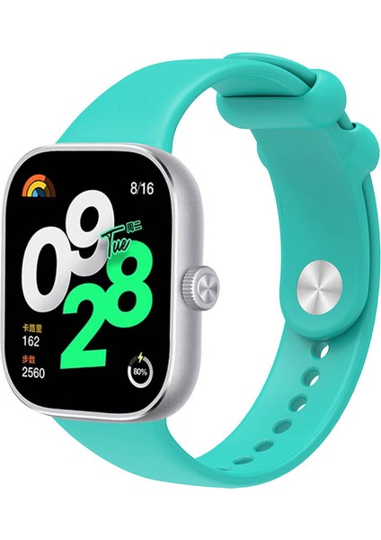 - Xiaomi Redmi Watch 4 KRD-109 - Kordon Silikon Kordon - KRD-109 - Turkuaz - T31125