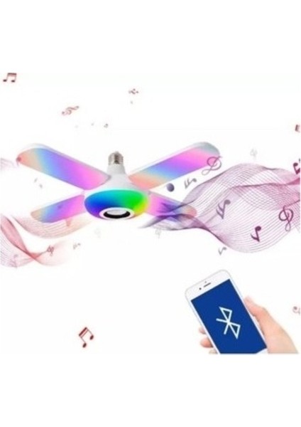 Helios Hs 2092 36 Watt 4 Kollu Bluetooth Hoparlör Müzik Çalar LED Ampul modelleri