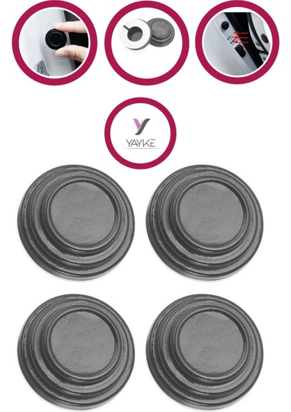 Araç Kapı Stoperi Kapı Kapatma Ses Azaltıcı 10Lu Araç Kapı Stoperi