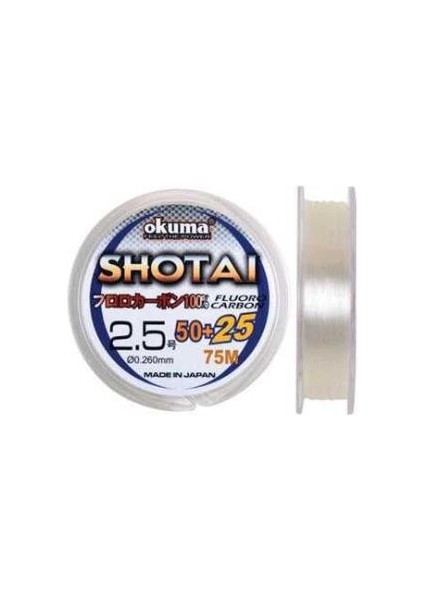 Shotai Fluorocarbon 75 mt 0,148 mm Misina