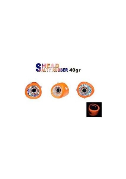 Salty Rubber Head 40GR Kafa 05 Orange 3D Eye