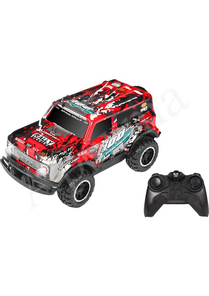 Uzaktan Kumandalı Full Fonksiyon LED Işıklı Gövde 3.7V Şarjlı 1:20 Off-Road Rc Araba
