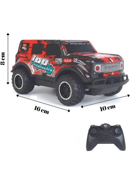 Uzaktan Kumandalı Full Fonksiyon LED Işıklı Gövde 3.7V Şarjlı 1:20 Off-Road Rc Araba