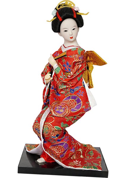 12 Inç Japon Kimono Geyşa Minyatür El Sanatları Süsleme B (Yurt Dışından)