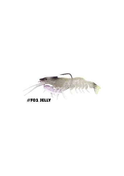 Caridex 65MM 6.3gr Silikon Karides F01 Jelly