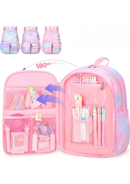 Kızlar Için Anaokulu ve Ilkokul Sevimli Yıldızlı Gökkuşağı Okul Çantası (Yurt Dışından) fiyatları
