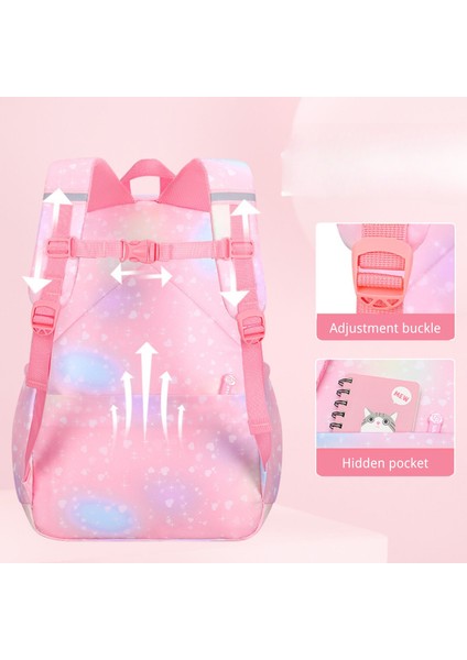 Kızlar Için Anaokulu ve Ilkokul Sevimli Yıldızlı Gökkuşağı Okul Çantası (Yurt Dışından) modelleri