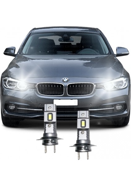 Bmw F30 Led Xenon Uzun Far Ampulü H7 Mini Led 2'Li Set