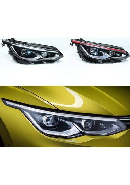 Vw Golf 8 LED Far (Halojen Farlı Araçlar Için)