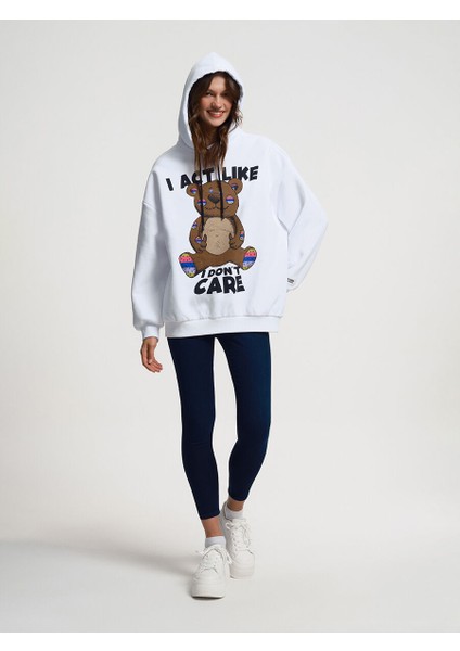 Oversize Kadın Sweatshirt