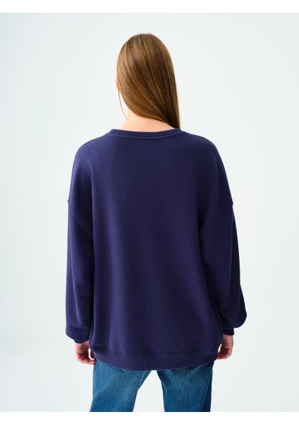 Loose Fit Kadın Sweatshirt