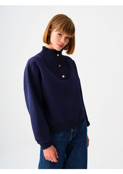 Oversize Kadın Sweatshirt