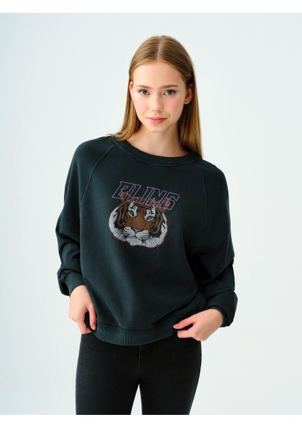 Oversize Kadın Sweatshirt