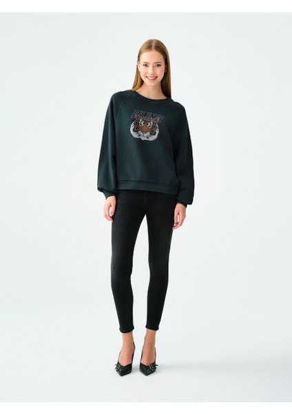 Oversize Kadın Sweatshirt