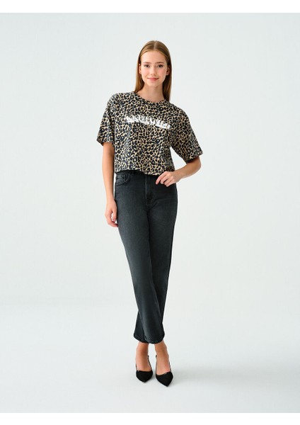 Loose Crop Kadın Tshirt K.kol fiyatları