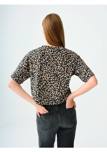 Loose Crop Kadın Tshirt K.kol modelleri