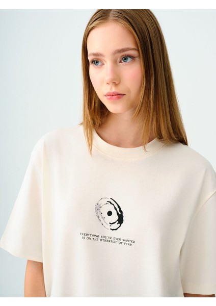 Oversize Fit Kadın Tshirt K.kol fırsatları