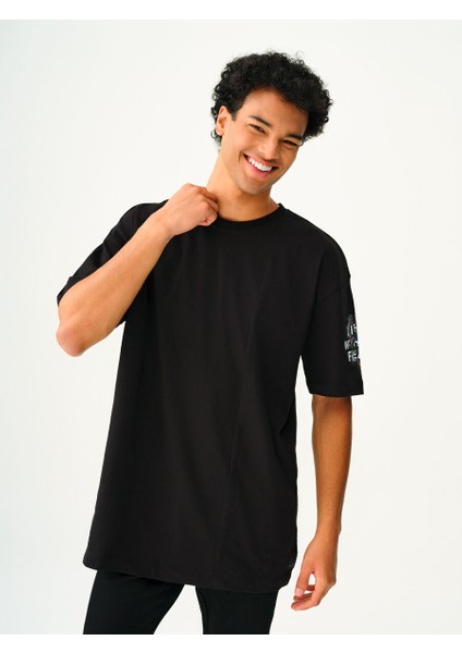 Oversize Fit Erkek Tshirt K.kol