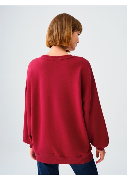 Oversize Kadın Sweatshirt