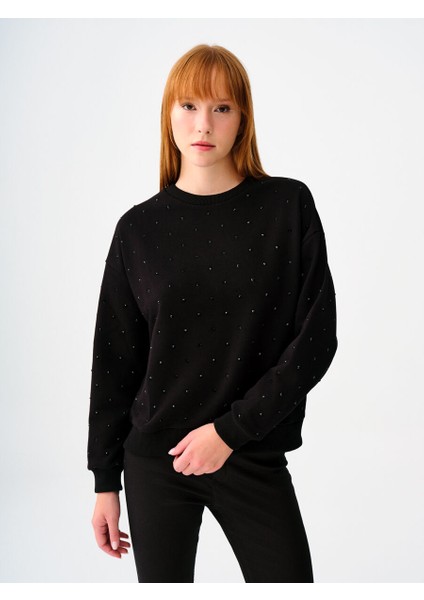 Loose Fit Kadın Sweatshirt