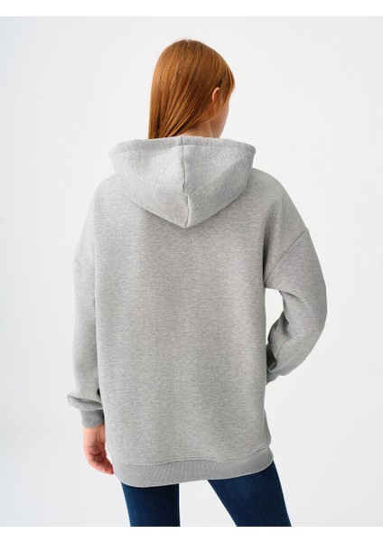 Oversize Fit Kadın Sweatshirt