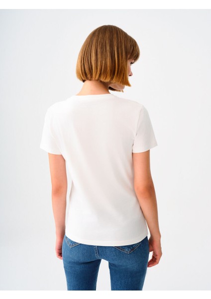 Slim Fit Kadın Tshirt K.kol