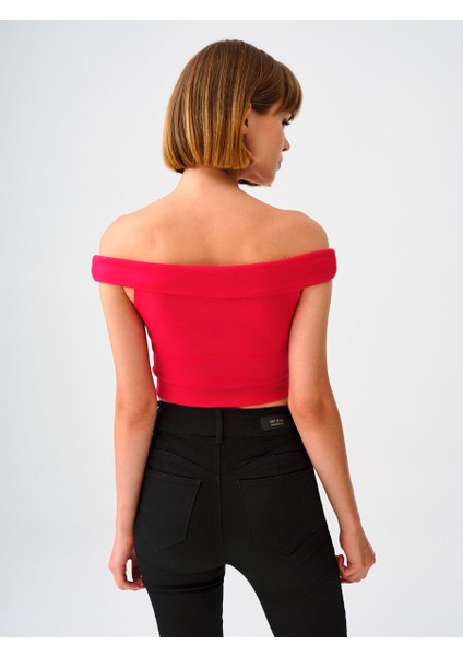 Crop Kadın Tshirt K.kol modelleri