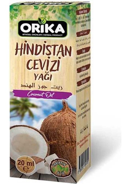 Hindistan Cevizi Yağı 20 ml