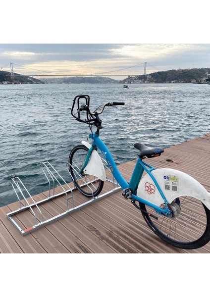 Bisiklet Park Yeri Dörtlü Galvaniz EKO, Park Demiri 40x140 cm