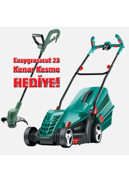 ARM37 Elektrikli Çim Biçme Makinesi Easygrasscut 23 Kenar Kesme Hediyeli