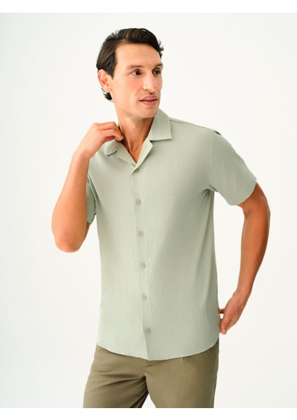 Relax Fit Erkek Gömlek K.kol