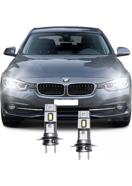 Bmw F30 Led Xenon Kısa Far Ampulü H7 Mini Led 2'Li Set