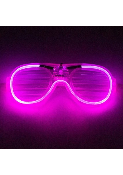 Tam Tur Led Işıklı 3 Kademe Panjur Gözlük Pembe Renk 1 Adet Hawai Retro Hallow fiyatları