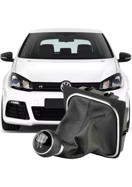 Golf 6 2008-2012 Model Arası Uyumlu Vites Topuzu Körüğü 5 Ileri Manuel