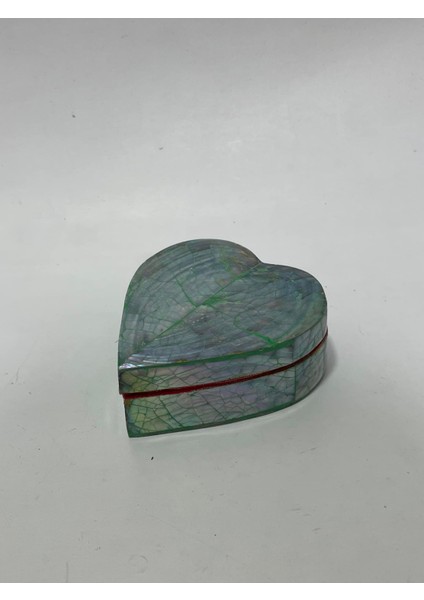 Sedef Kaplama Kalp Model Kadife Hediye Kutusu (Orta-Model 3) fiyatları