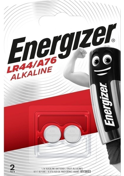 A76/LR44 Alkaline 2'li Pil