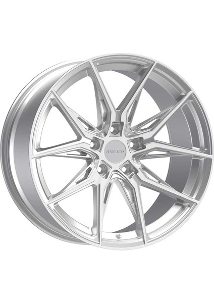 17 Inç 5X100 Arceo Marseille Polo Egea Doblo Ibiza Uyumlu Gümüş Elmas Kesim Jant Modeli Volkswagen Seat Fiat (4 Adet)