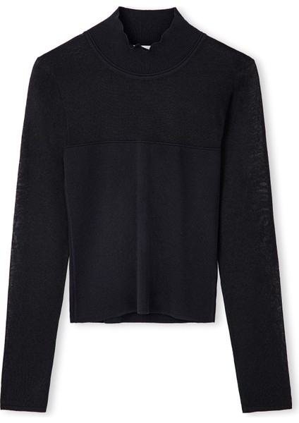 Transparan Mix Dar Kesim Triko modelleri