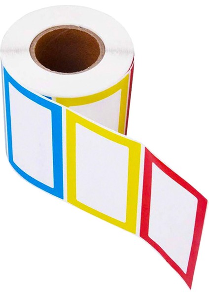 300 Düz Isim Etiketi Etiketleri Yapışkanlı (Yurt Dışından)