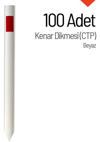 100'lü Kenar Dikmesi Seti (Ctp) Beyaz
