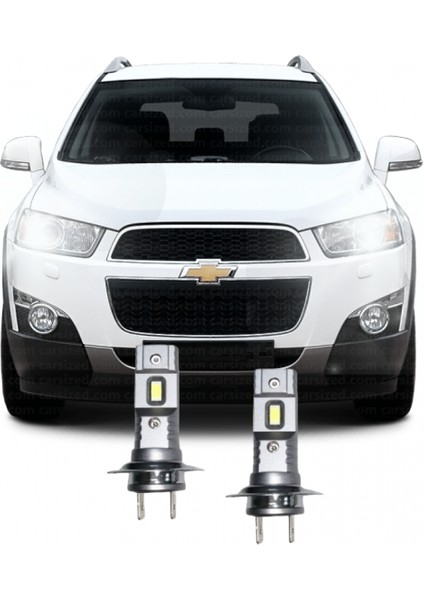 Chevrolet Captıva Led Kısa Far Ampulü H7 Mini Led 2'Li Set