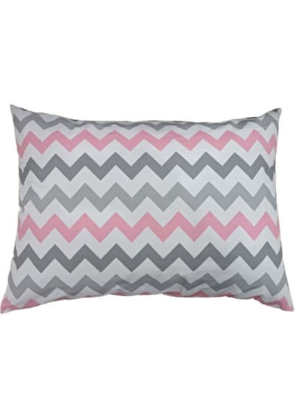 50X70 cm 2 Adet Zigzag Desen Yastıkkılıfı Pamuklu