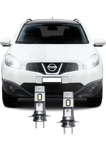 Nıssan Qashqai J10 Led Uzun Far Ampulü Mini Led 2'Li Set H7
