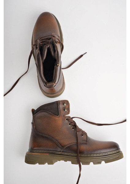 Alexander Deri Bağcıklı Fermuarlı Erkek Postal Bot indirimleri