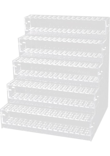 Akrilik Rafı Taşınabilir Sağlam Şeffaf I 5 Katmanlı (Yurt Dışından) fırsatları
