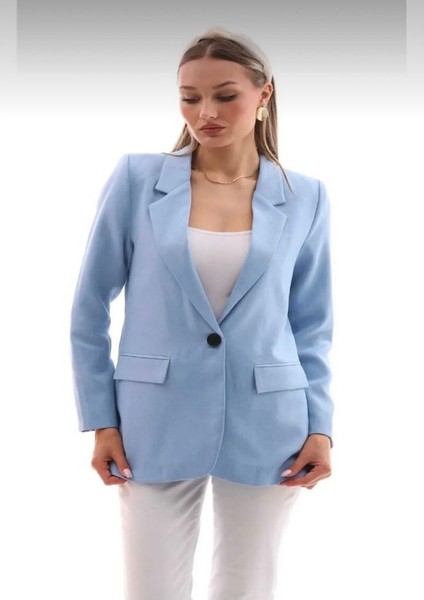 Blazer Tek Düğme Ceket