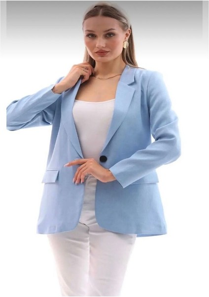 Blazer Tek Düğme Ceket