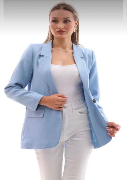 Blazer Tek Düğme Ceket