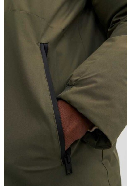Jack&jones 12256884 Jjpayne Parka Jacket Erkek Uzun Mont Haki Yeşil fırsatları